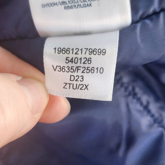 Lands End plus squall cherry red jacket - Picture 8 of 10